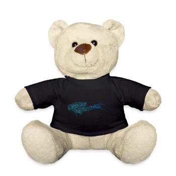 Scuba Diver Scuba Diver Diver Men - Teddy Bear - black - Front