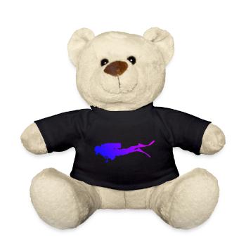 Scuba Diver Scuba Diving Diver Diver - Teddy Bear - black - Front