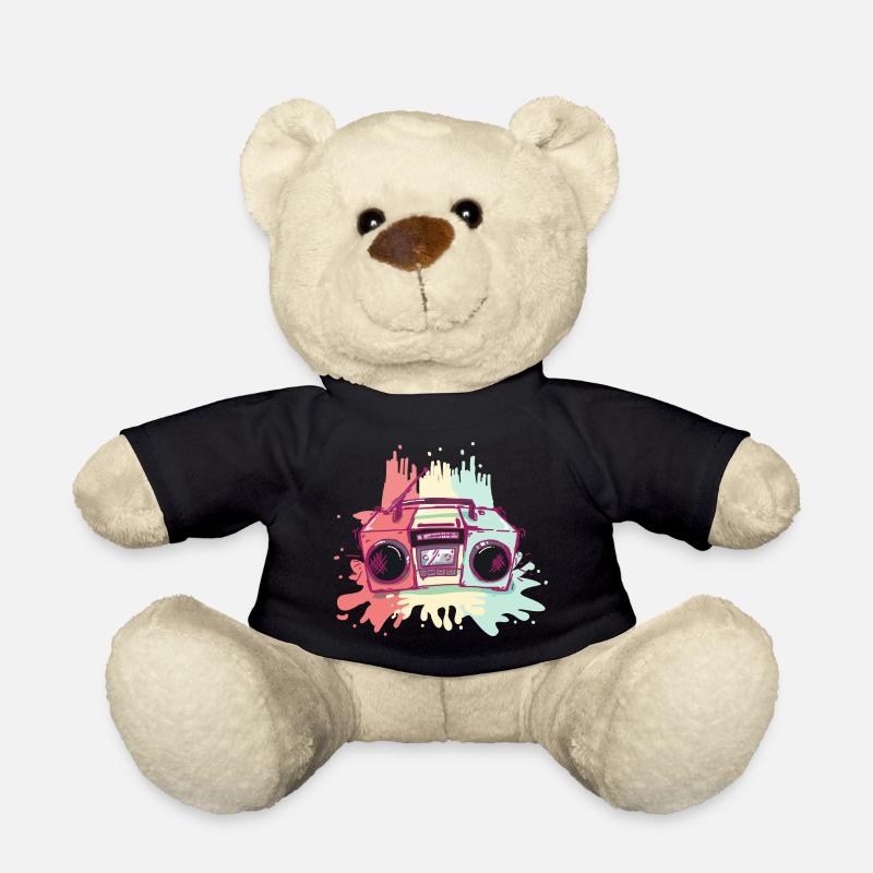Ghetto Blaster Kassetten Recorder - Teddy - Schwarz