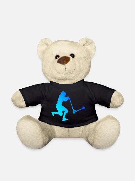 Scooter stunt stunt scooter stunt scooter - Teddy Bear - black