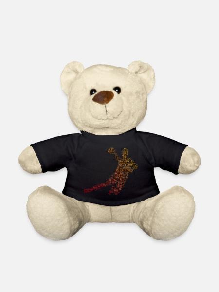 Joueuses de handball Jeux de handball Hommes Handball - Nounours - noir