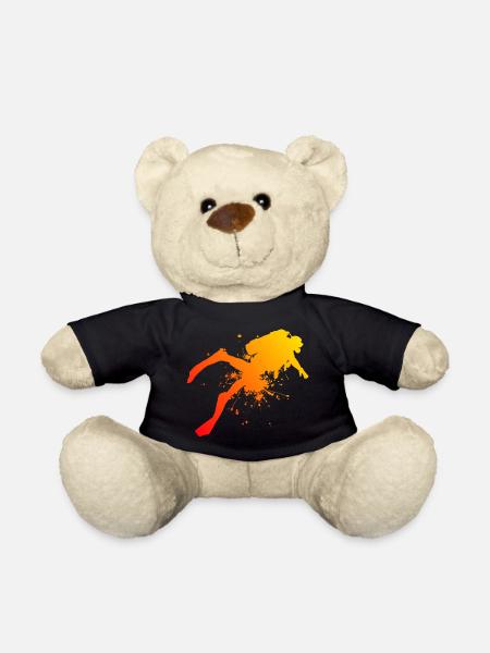 Plongée Libre Plongée Plongée Homme Plongeur Hommes - Nounours - noir