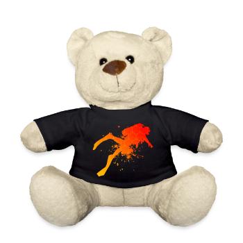 Divers Men's Women Diving Free Dive Scuba Dive - Teddy Bear - black - Front