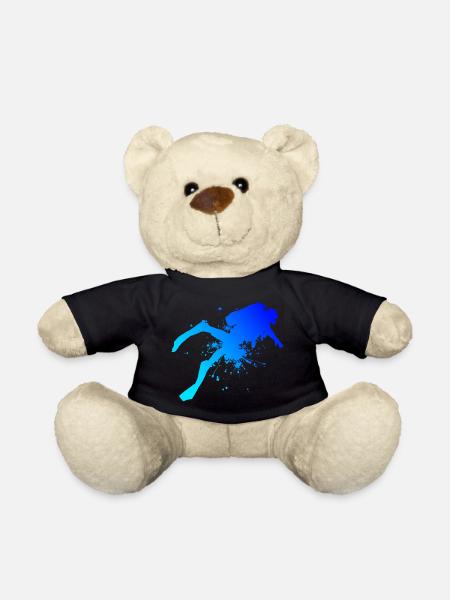 Diver Damen Taucher Scuba Taucher Tauchen - Teddy - Schwarz