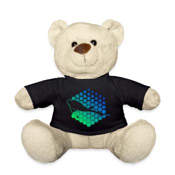 Diver Diving Scuba Tauchen Tauchen Free Dive - Teddy Bear - black - Front