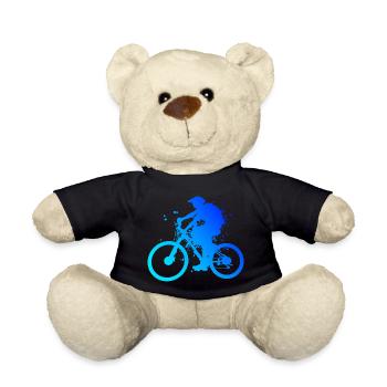 Cyclisme VTT Hommes Cyclistes Femmes Cyclisme - Nounours - noir - Devant