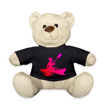 Damen Kajakfahren Kajak Kayak Herren Kanu - Teddy - Schwarz - Vorne