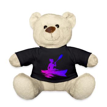 Kayak Femme Kayak Canoë Kayak Homme - Nounours - noir - Devant