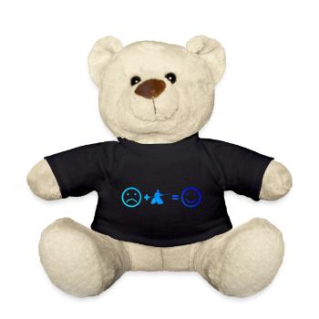 Men's Martial Arts Aikido Aikidoka Women Martial Ar - Teddy Bear - black - Front