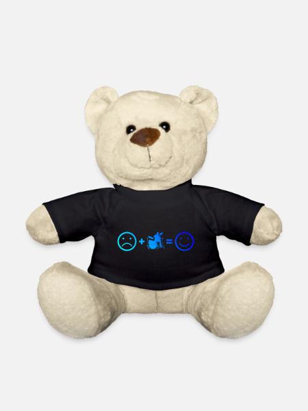 Herren Schlagzeug Schlagzeuger Perkussionist - Teddy - Schwarz