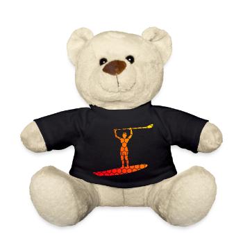Standup Paddle Sup Standup Paddleboard Standup Pad - Teddy - Schwarz - Vorne