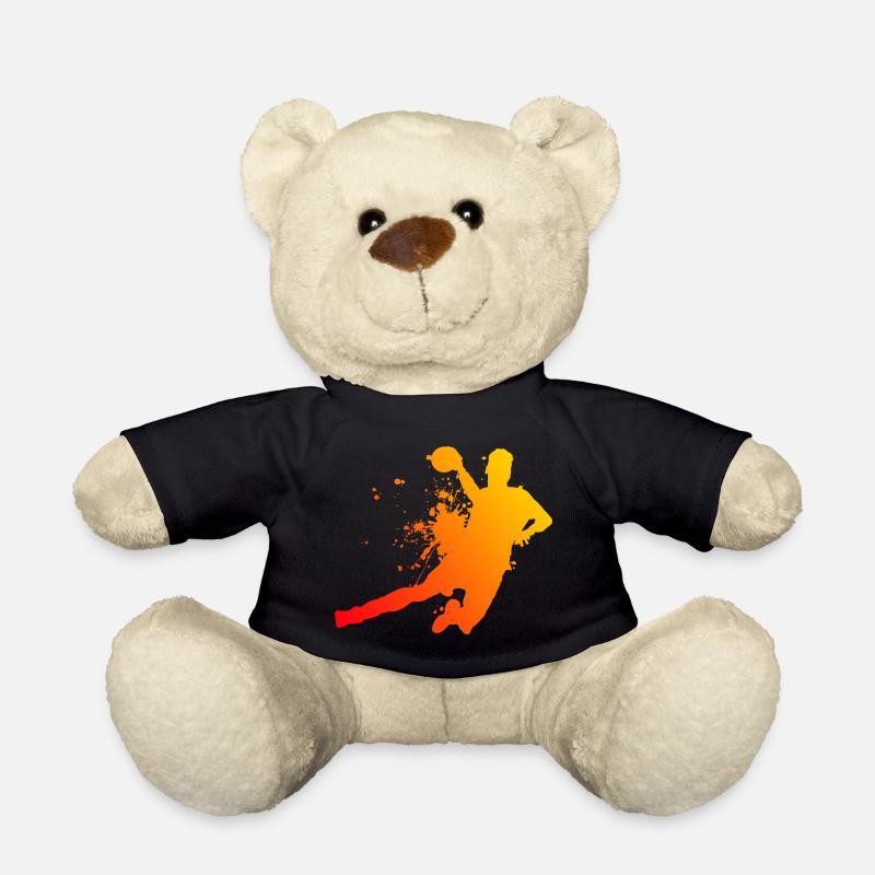 Handballer Handball Handballspielen Herren - Teddy - Schwarz