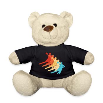 Men's Handball Women Handball Games Handball - Teddy Bear - black - Front
