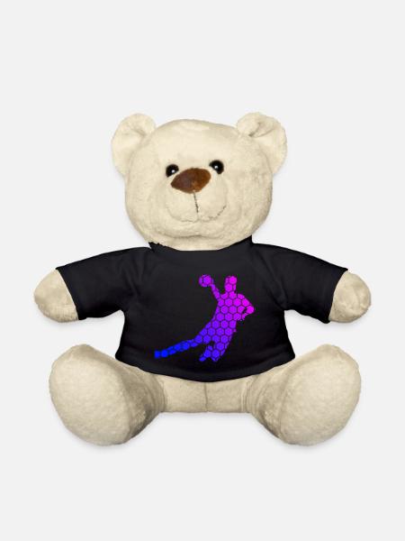 Handball Handballer Herren Handballspielen - Teddy - Schwarz