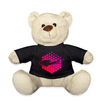Ladies Scuba Diver Scuba Diving - Teddy Bear - black - Front