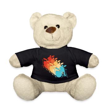 Batteur Percussionniste Femmes Batteur - Nounours - noir - Devant
