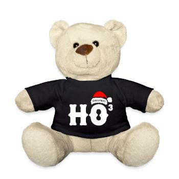 HoHoHo Christmas - Teddy Bear - black - Front