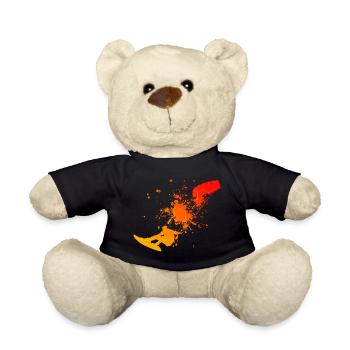Kitesurf Hommes Kitesurf Femmes Kitesurfer - Nounours - noir - Devant