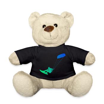 Kitesurf Kitesurf Kitesurfer Kitesurfers Kitesurf Hommes - Nounours - noir - Devant