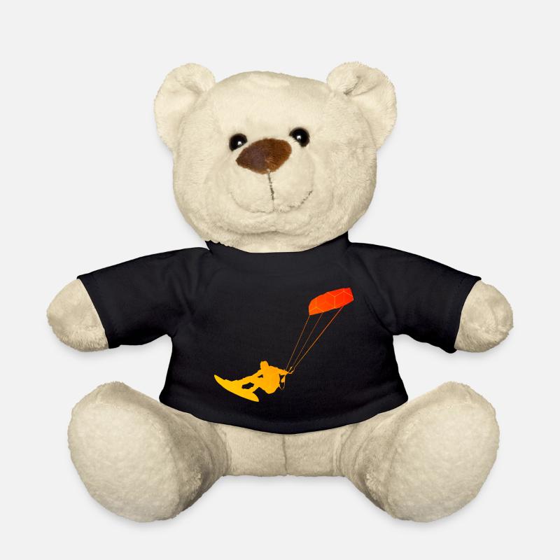 Damen Kitesurfen Kitesurf Kiten Herren Kitesurfer - Teddy - Schwarz
