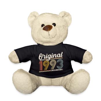 1993 Original Jahrgang Vintage Geburtstag Retro - Teddy - Schwarz - Vorne