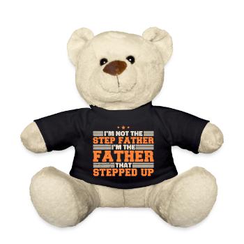Papa Stolze Tochter Vater Sohn Geschenk Lied - Teddy - Schwarz - Vorne