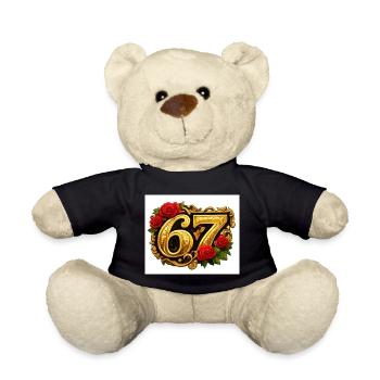 Goldene67 Rosenrahmen - Teddy - Schwarz - Vorne