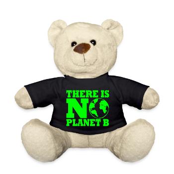 There is no planet B - Teddy Bear - black - Front