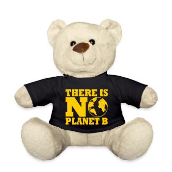 There is no planet B - Teddy Bear - black - Front