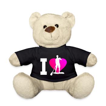 Sup Standup Paddleboard Femme Standup Paddle - Nounours - noir - Devant