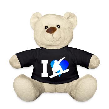 Snowboard Femmes Snowboard Snowboarder Hommes - Nounours - noir - Devant