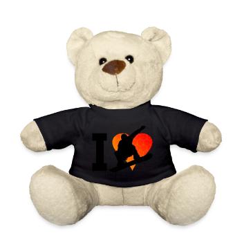 Wintersport Damen Snowboard Herren Snowboarding - Teddy - Schwarz - Vorne