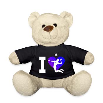 Beachvolleyball Beach Volley Volleyball - Teddy - Schwarz - Vorne