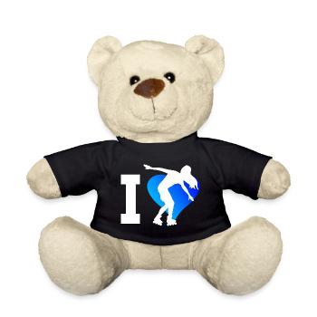 Roller Skate Women's Roller Skating Roller Skates - Teddy Bear - black - Front