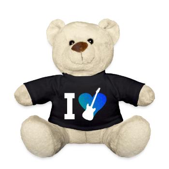 Guitare Guitare Femmes Guitariste Hommes Guitare Playe - Nounours - noir - Devant