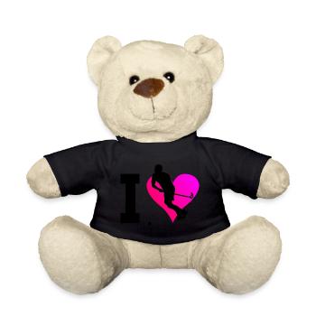 Hockey Floorball Femme Floorball Salibandy - Nounours - noir - Devant