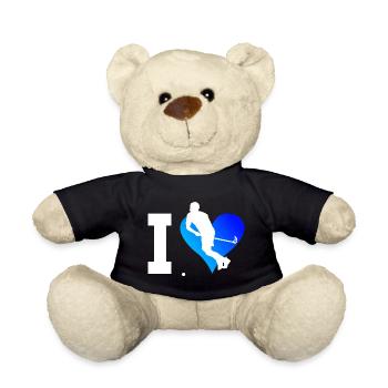 Hockey Salibandy Floorball Unihockey Innebandy - Nounours - noir - Devant