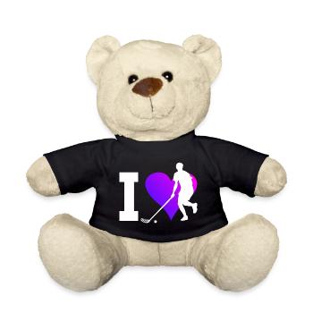 Innebandy Floorball Unihockeyspielen Damen - Teddy - Schwarz - Vorne