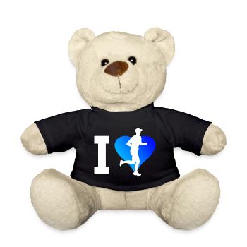 Jogging Hommes Course Marathon Femmes - Nounours - noir - Devant