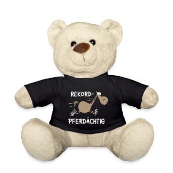 Rekord Pferdächtig - Teddy - Schwarz - Vorne