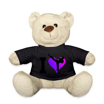 Kickboxing Boxe Hommes Boxe Femmes Kickboxer - Nounours - noir - Devant