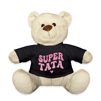 Super Tata - Nounours - noir - Devant
