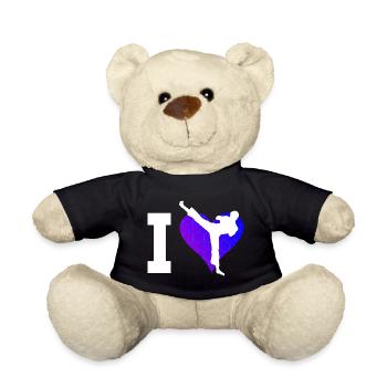 Boxe Kickboxeur Kickboxing Femmes Boxe Kickboxing - Nounours - noir - Devant