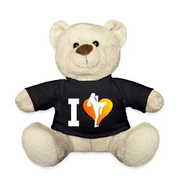 Men's Thai Boxing Muay Thai Thai Boxer Thai Boxing - Teddy Bear - black - Front