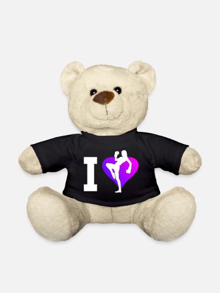 Boxe Kickboxing Kickboxing Hommes Femmes - Nounours - noir