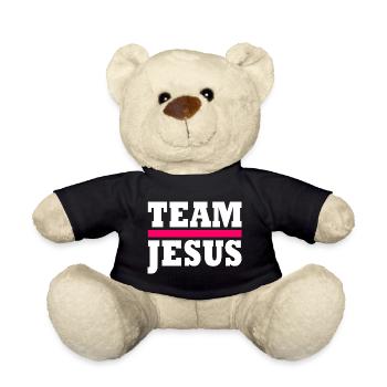 Team jesus - Teddy Bear - black - Front