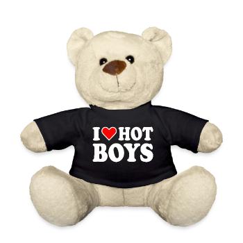 I love hot boys - Teddy - Schwarz - Vorne