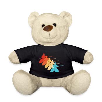 Aikidoka Martial Arts Aikido Martial Arts Women - Teddy Bear - black - Front