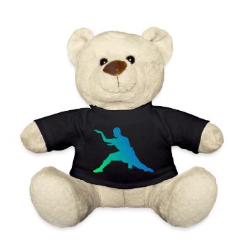 Martial Arts Kung Fu Women Men Wushu Kungfu - Teddy Bear - black - Front