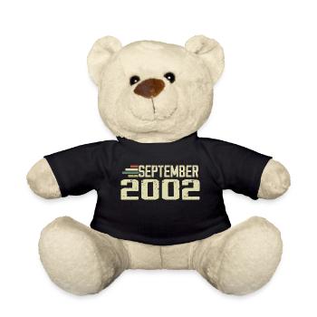 September 2002 Vintage Geschenkidee September 2002 - Teddy - Schwarz - Vorne